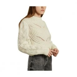 IRO Quane Openwork Sweater White