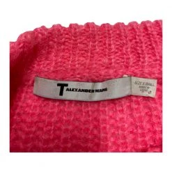 T By Alexander Wang Knit Sweater Pink -Dame-strikkegensere Salg unnamed file 2042