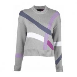 Emporio Armani Round-neck Knitwear Gray
