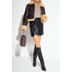 Ami Paris Sweater With Logo Beige -Dame-strikkegensere Salg unnamed file 2066