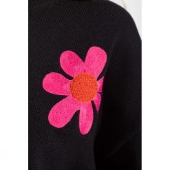PS By Paul Smith Sweater With Floral Motif Black 7 PS By Paul Smith Sweater With Floral Motif Black -Dame-strikkegensere Salg unnamed file 2097