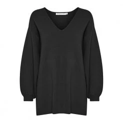 Gestuz Talligz V-Neck Sweater 10905936 Black