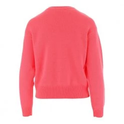 PINKO Pullover Made Of Wool Crew Neck Pink