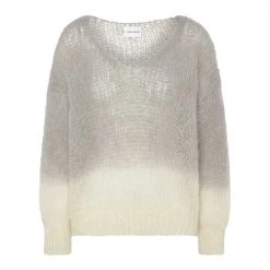 American Dreams V-neck Knitwear Gray