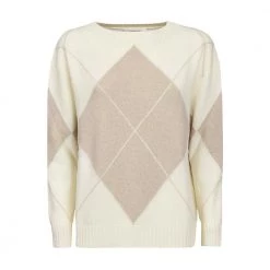 Liviana Conti Sweater Beige -Dame-strikkegensere Salg unnamed file 2130