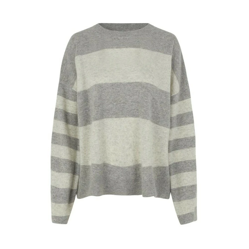 Samsøe Samsøe Sweater NOLA Gray 2 Samsøe Samsøe Sweater NOLA Gray - Bilde 2