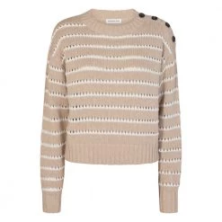 Designers Remix Matis Breton Sweater Beige -Dame-strikkegensere Salg unnamed file 2162