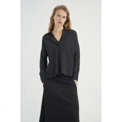 InWear JumoIW Polo Pullover Gray 11 InWear JumoIW Polo Pullover Gray -Dame-strikkegensere Salg unnamed file 2169