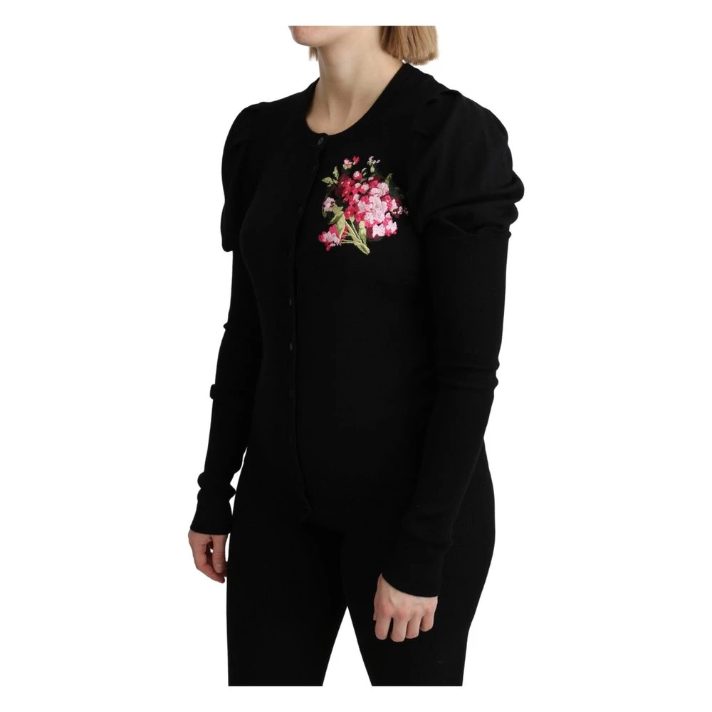 Dolce & Gabbana Floral Long Sleeve Sweater Black 5 Dolce & Gabbana Floral Long Sleeve Sweater Black - Bilde 5