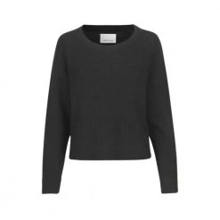 Samsøe Samsøe Nor O-N Genser Overdeler Black