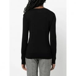 Allude V-neck Knitwear Black -Dame-strikkegensere Salg unnamed file 2195