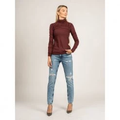 Patrizia Pepe Round-neck Knitwear Brown -Dame-strikkegensere Salg unnamed file 2210