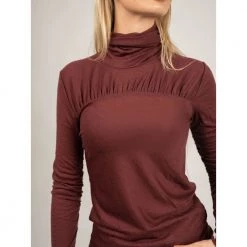 Patrizia Pepe Round-neck Knitwear Brown -Dame-strikkegensere Salg unnamed file 2212