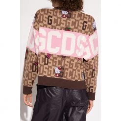 GCDS X Hello Kitty Brown -Dame-strikkegensere Salg unnamed file 2217