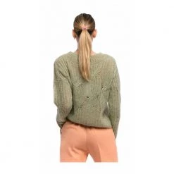 Forte Forte Round-neck Knitwear Green -Dame-strikkegensere Salg unnamed file 2220