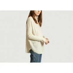 KUJTEN Knitwear White -Dame-strikkegensere Salg unnamed file 2224