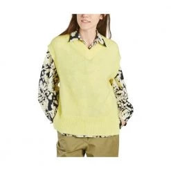 Second Female Brooky Sleeveless Sweater Yellow
