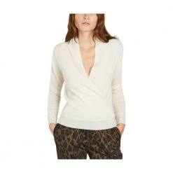 Majestic Filatures Knitwear White -Dame-strikkegensere Salg unnamed file 2233