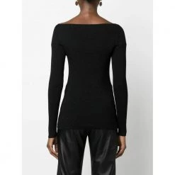 P.A.R.O.S.H. Sweater Black 8 P.A.R.O.S.H. Sweater Black -Dame-strikkegensere Salg unnamed file 2275