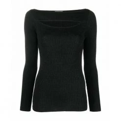P.A.R.O.S.H. Sweater Black 9 P.A.R.O.S.H. Sweater Black -Dame-strikkegensere Salg unnamed file 2276