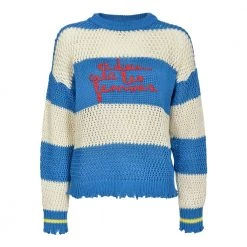 PINKO Graciosa 2 Network Point Jersey+embroidery Blue