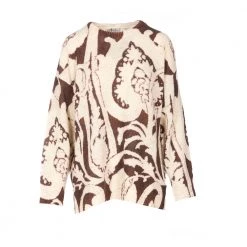 Etro Round-neck Knitwear Beige -Dame-strikkegensere Salg unnamed file 2316