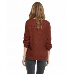 JACQUELINE De YONG V-neck Knitwear Brown