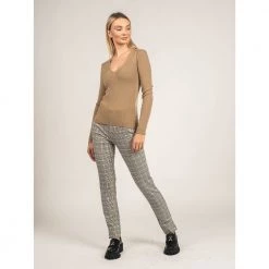 Patrizia Pepe Round-neck Knitwear Beige -Dame-strikkegensere Salg unnamed file 2359