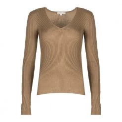 Patrizia Pepe Round-neck Knitwear Beige -Dame-strikkegensere Salg unnamed file 2360