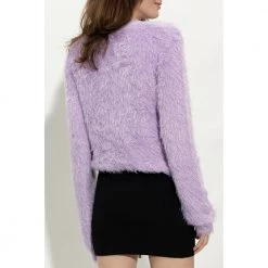 1017 ALYX 9SM Faux Fur Sweater Purple -Dame-strikkegensere Salg unnamed file 2370
