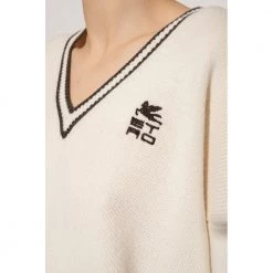 Etro Sweater With Logo Beige -Dame-strikkegensere Salg unnamed file 2373