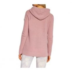 Moncler Hoodie Pink -Dame-strikkegensere Salg unnamed file 239