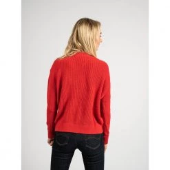 Tommy Hilfiger Sweater Red -Dame-strikkegensere Salg unnamed file 2390