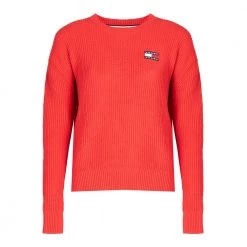 Tommy Hilfiger Sweater Red -Dame-strikkegensere Salg unnamed file 2391