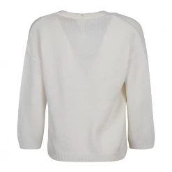 Valentino V-neck Knitwear Beige -Dame-strikkegensere Salg unnamed file 2401