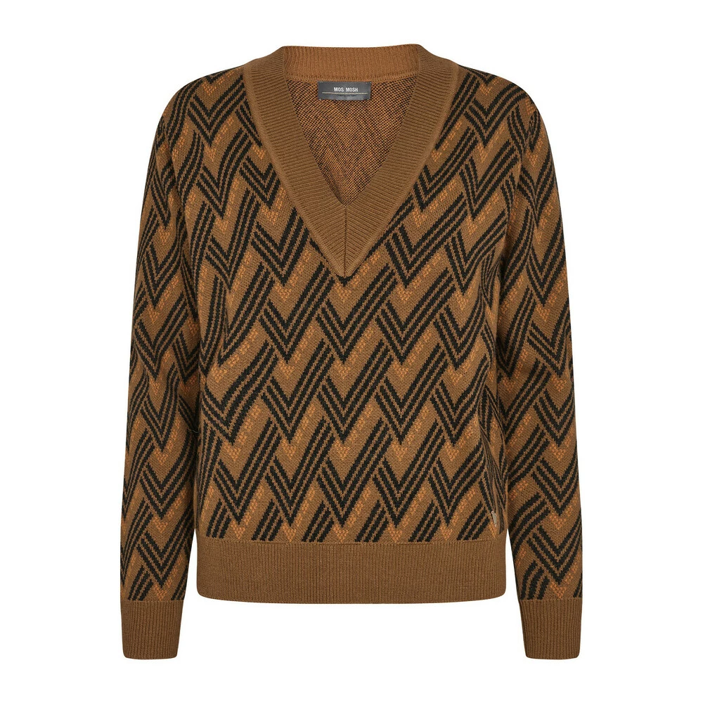 MOS MOSH KNITWEAR Brown 1 MOS MOSH KNITWEAR Brown