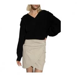 IRO Cotton Sweater Black