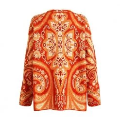 Etro Round-neck Knitwear Orange