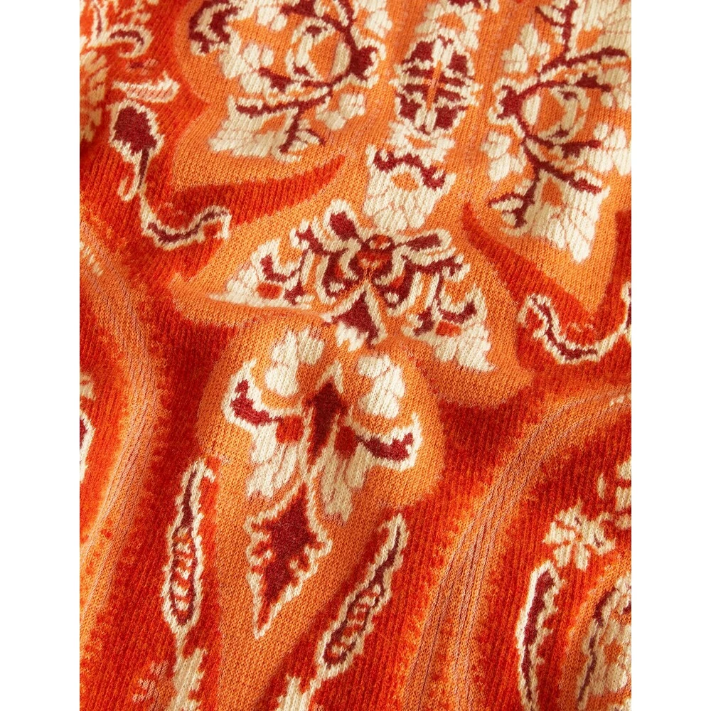 Etro Round-neck Knitwear Orange 2 Etro Round-neck Knitwear Orange - Bilde 2