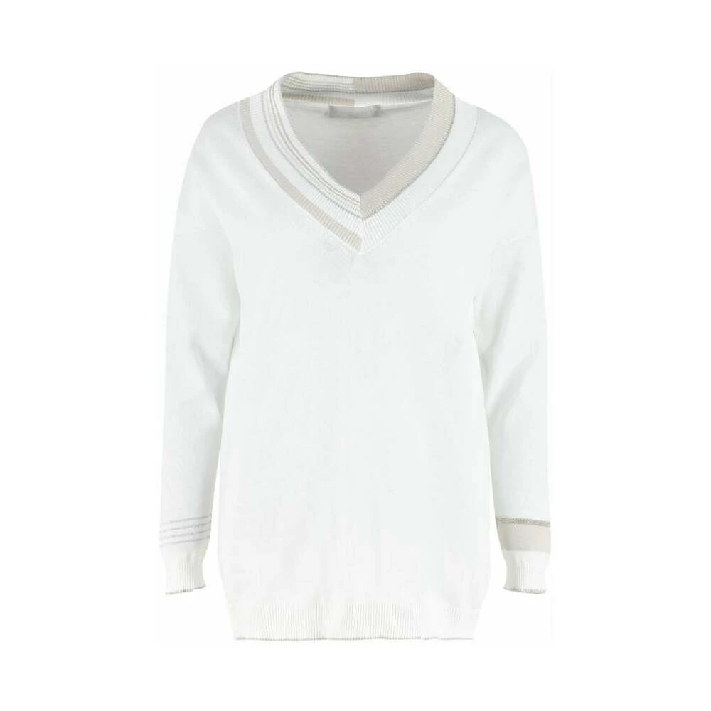 Fabiana Filippi Knitwear White 2 Fabiana Filippi Knitwear White - Bilde 2