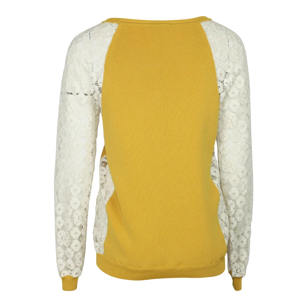 Moschino Cheap And Chic Sweater Yellow 3 Moschino Cheap And Chic Sweater Yellow - Bilde 3