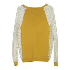 Moschino Cheap And Chic Sweater Yellow 9 Moschino Cheap And Chic Sweater Yellow -Dame-strikkegensere Salg unnamed file 2478