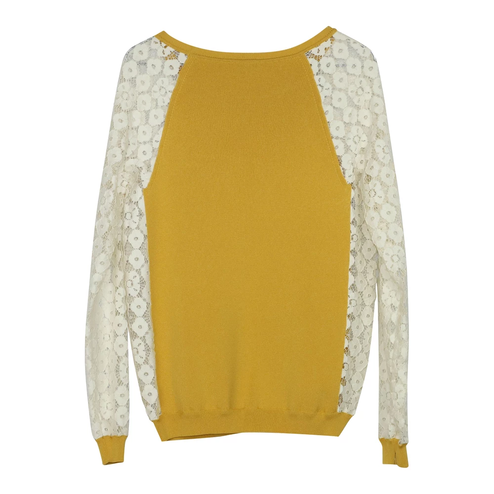 Moschino Cheap And Chic Sweater Yellow 4 Moschino Cheap And Chic Sweater Yellow - Bilde 4