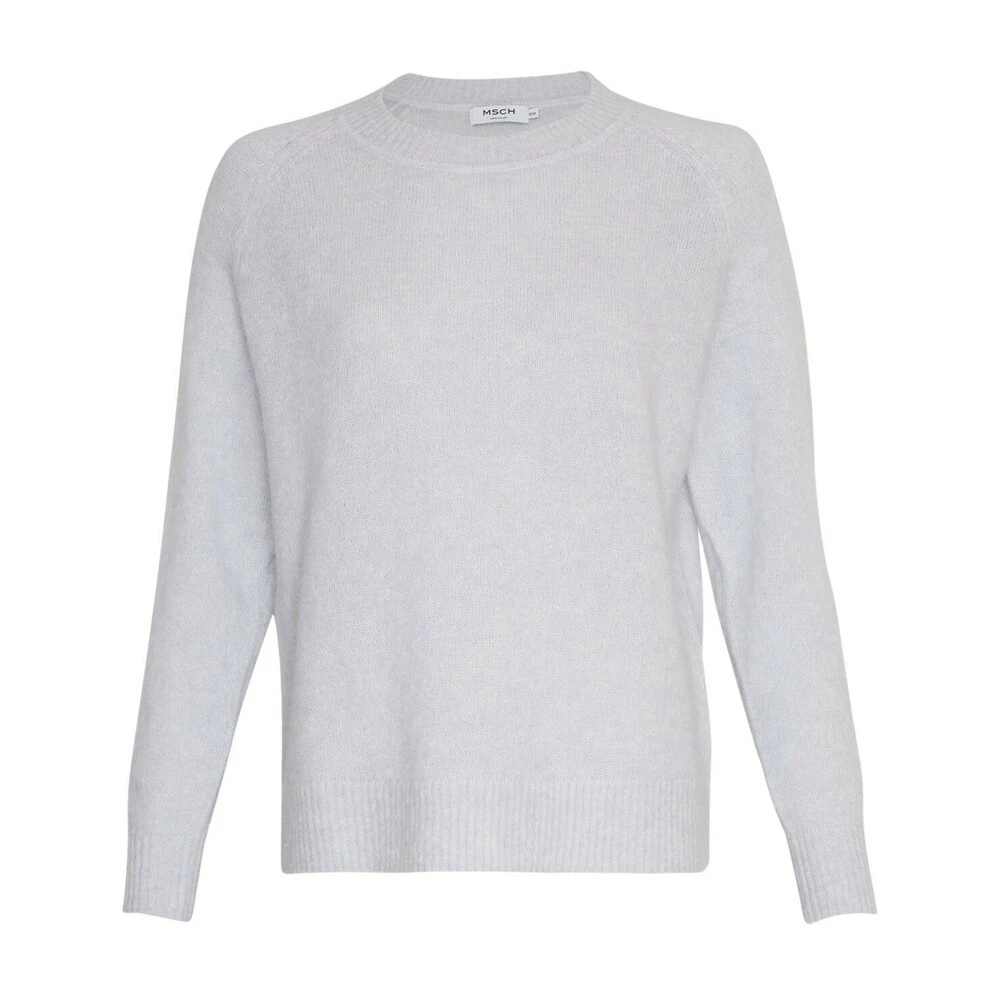 Lyseblå Moss Copenhagen Mschmaimee Mohair O Pullover Genser Blue 2 Lyseblå Moss Copenhagen Mschmaimee Mohair O Pullover Genser Blue - Bilde 2