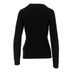 Ralph Lauren Sweater Made Of Pure Cashmere Black -Dame-strikkegensere Salg unnamed file 2513