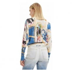 Desigual Round-neck Knitwear Blue