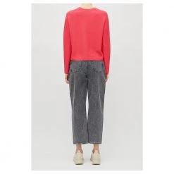 Drykorn Casual Sweater With Overlapping Red -Dame-strikkegensere Salg unnamed file 2547