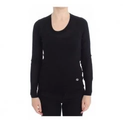 Dolce & Gabbana Crewneck Sweater Pull Top Black -Dame-strikkegensere Salg unnamed file 2569