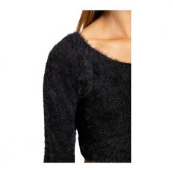 AMBUSH Cropped Sweater Black