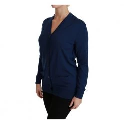 Dolce & Gabbana Button Cardigan Sweater Blue -Dame-strikkegensere Salg unnamed file 2599